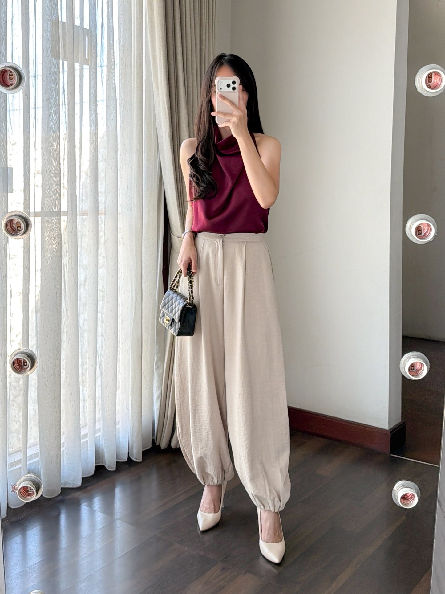 SELINA HALTERNECK TOP