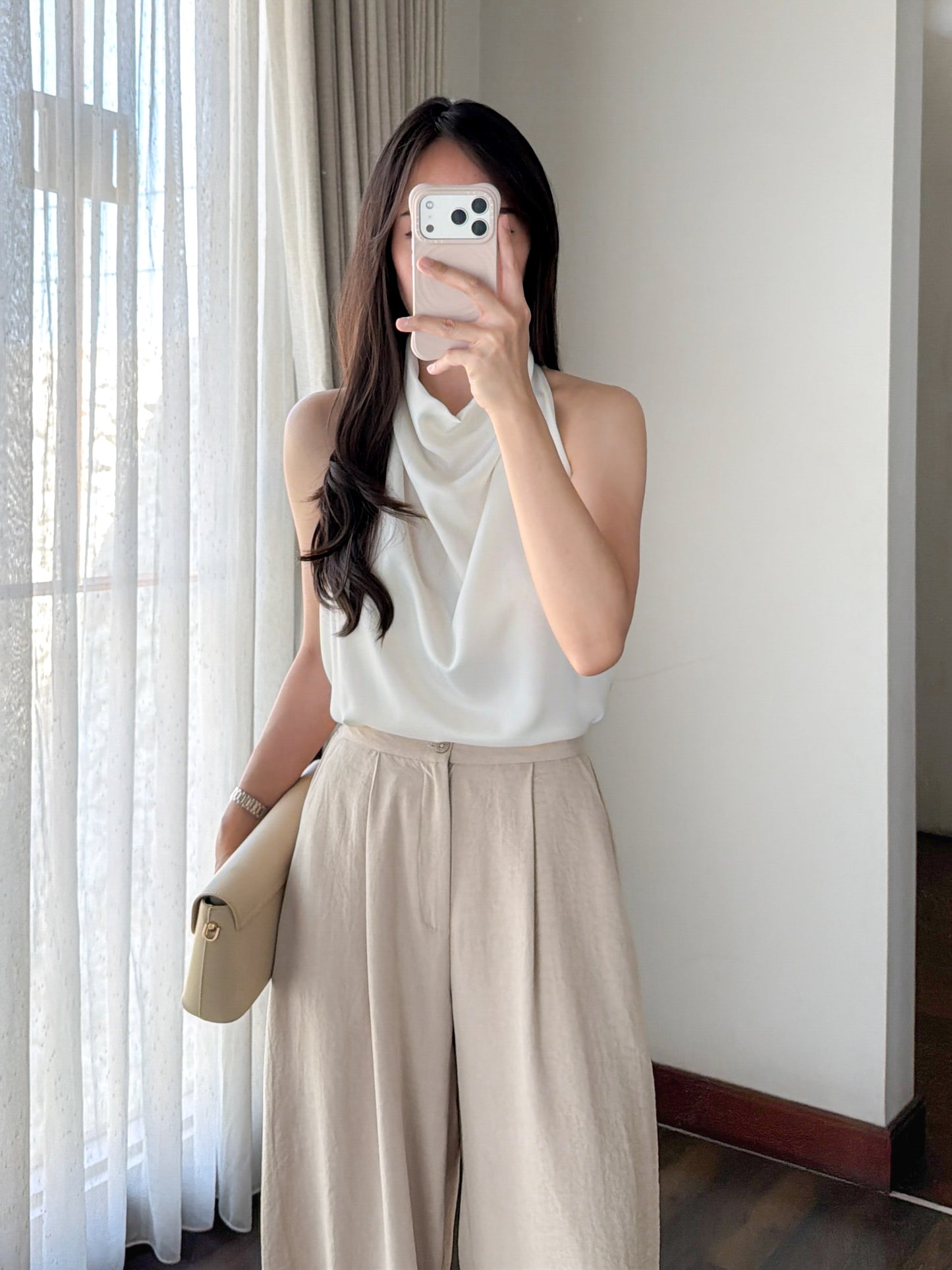 SELINA HALTERNECK TOP