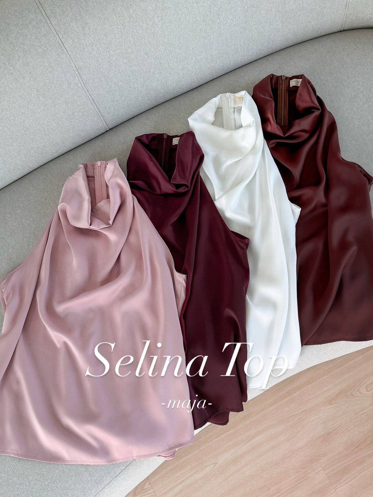 SELINA HALTERNECK TOP