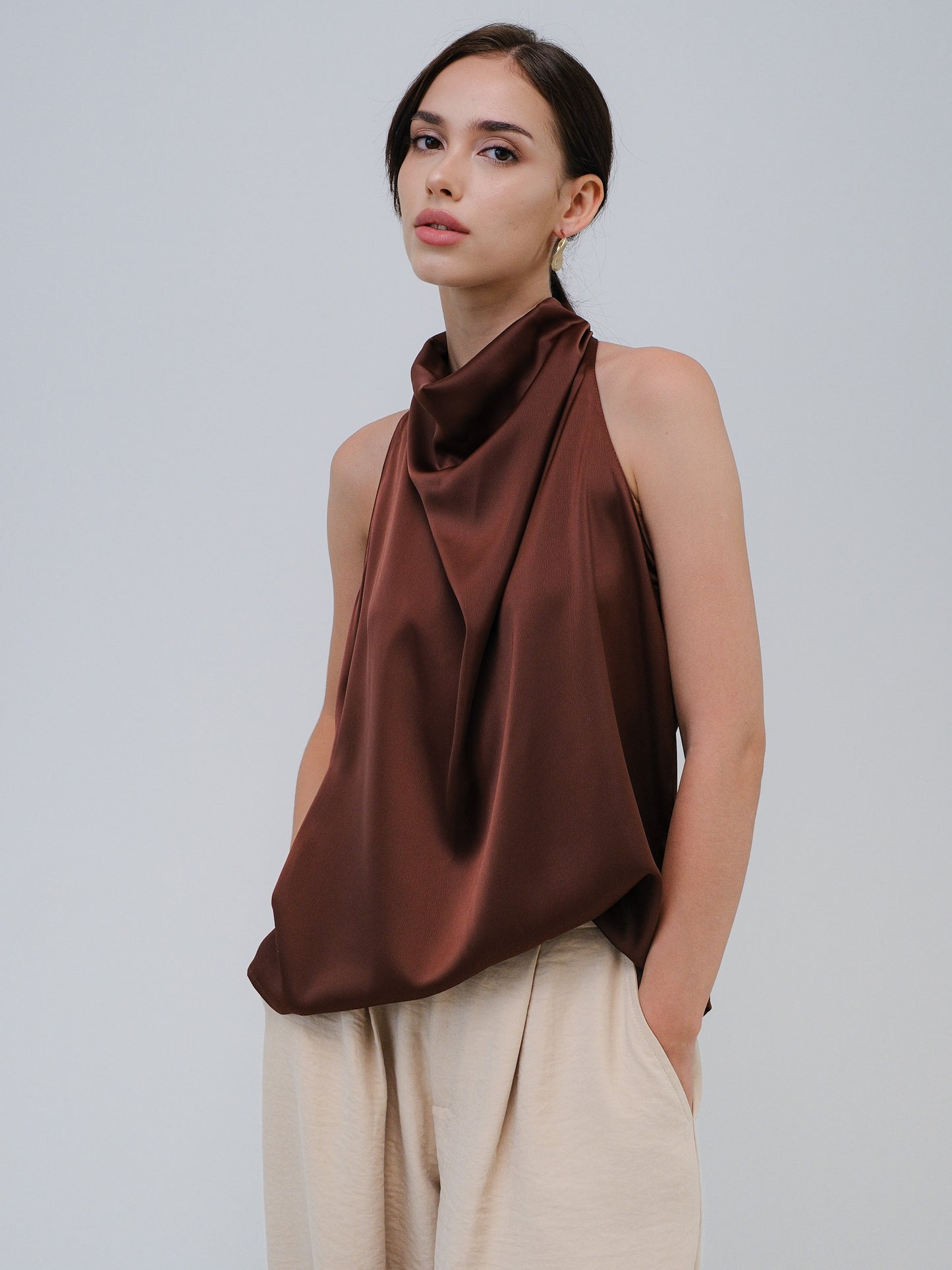 SELINA HALTERNECK TOP