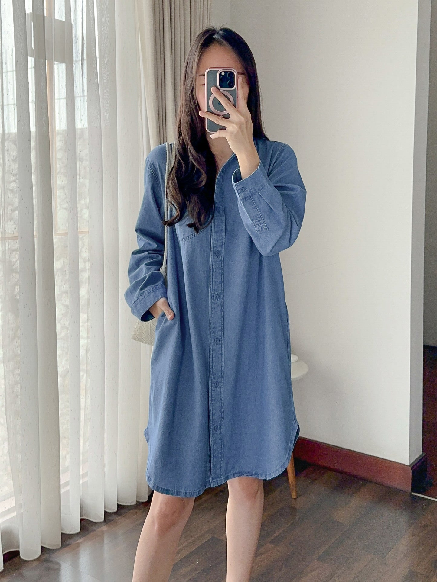 TOMO DENIM DRESS