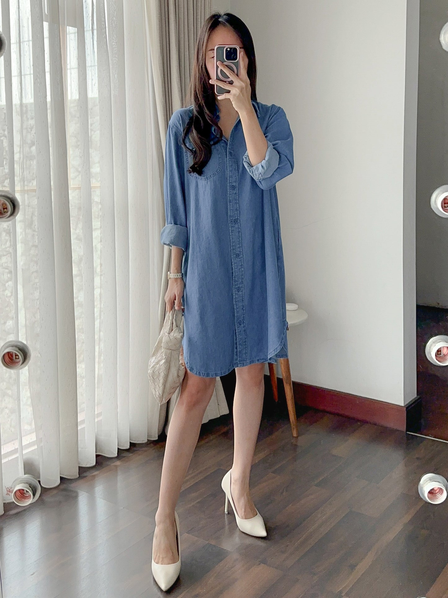TOMO DENIM DRESS