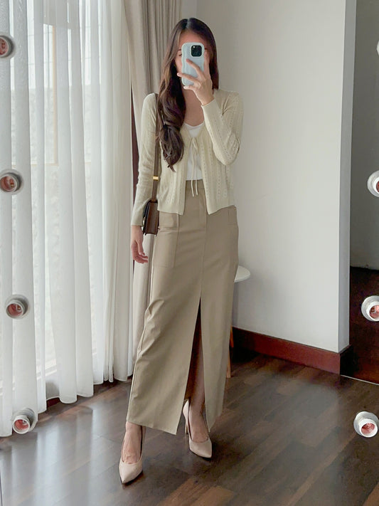 LONG CARGO SKIRT