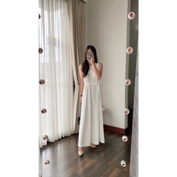KIO DRESS BUSUI LENGTH 134 CM (OFF WHITE, BEIGE, CREAM, BROWN, KHAKY)