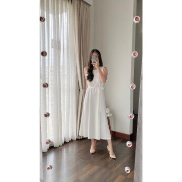 KIO DRESS BUSUI LENGTH 120 CM (OFF WHITE, BEIGE, CREAM, BROWN, KHAKY)