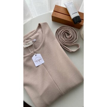 KIO DRESS BUSUI LENGTH 120 CM (OFF WHITE, BEIGE, CREAM, BROWN, KHAKY)