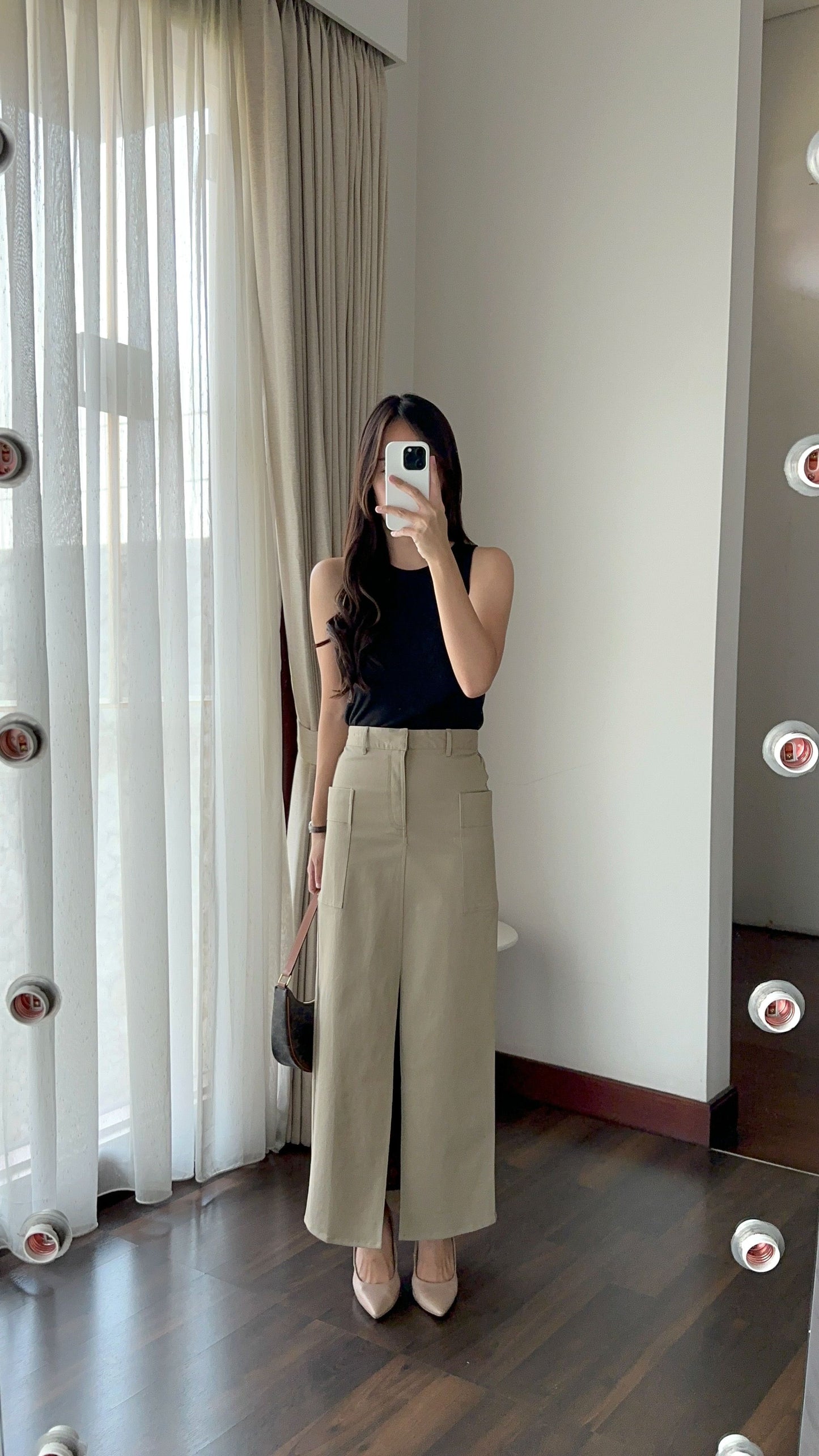 LONG CARGO SKIRT