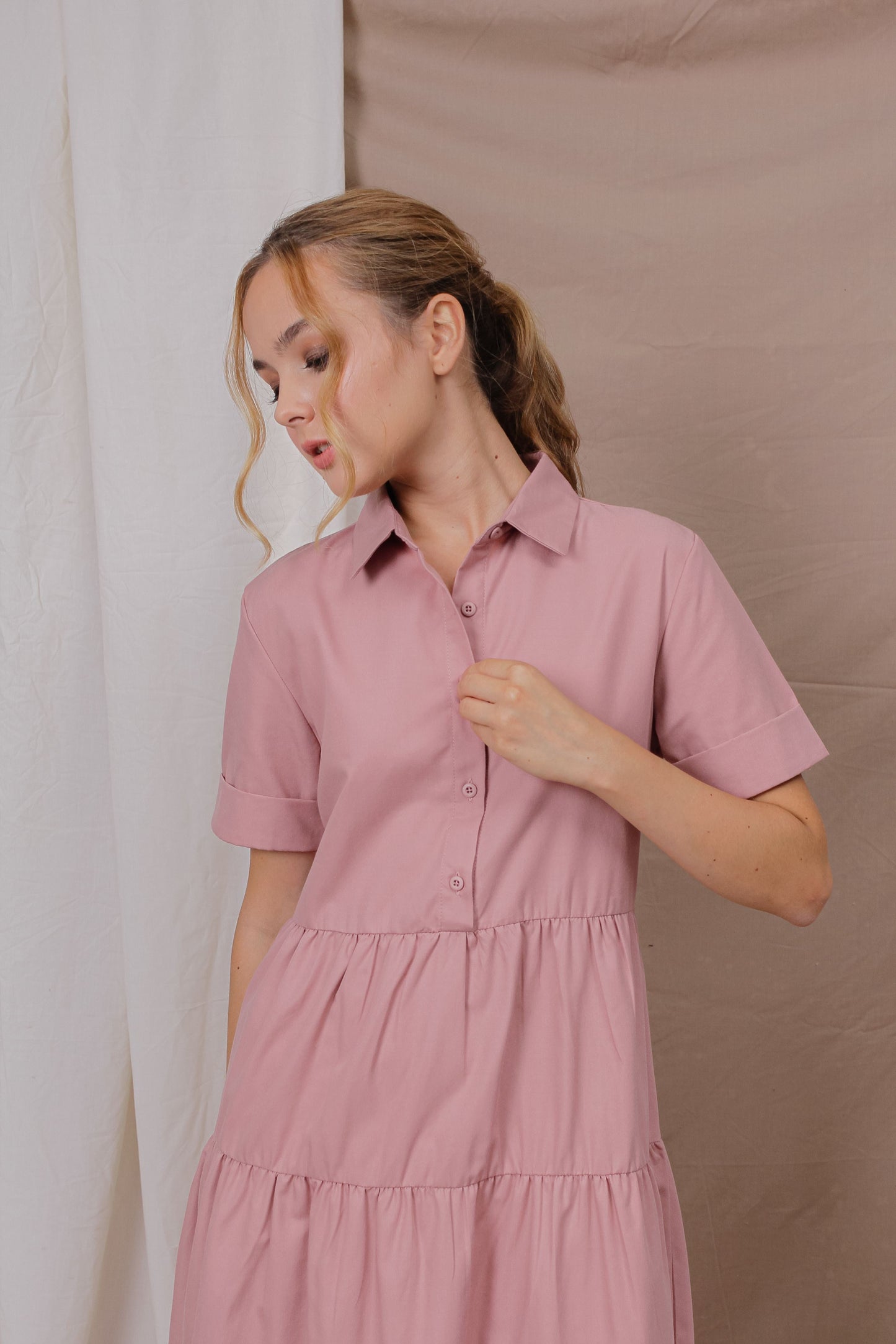 MARIO DRESS SHORT SLEEVE