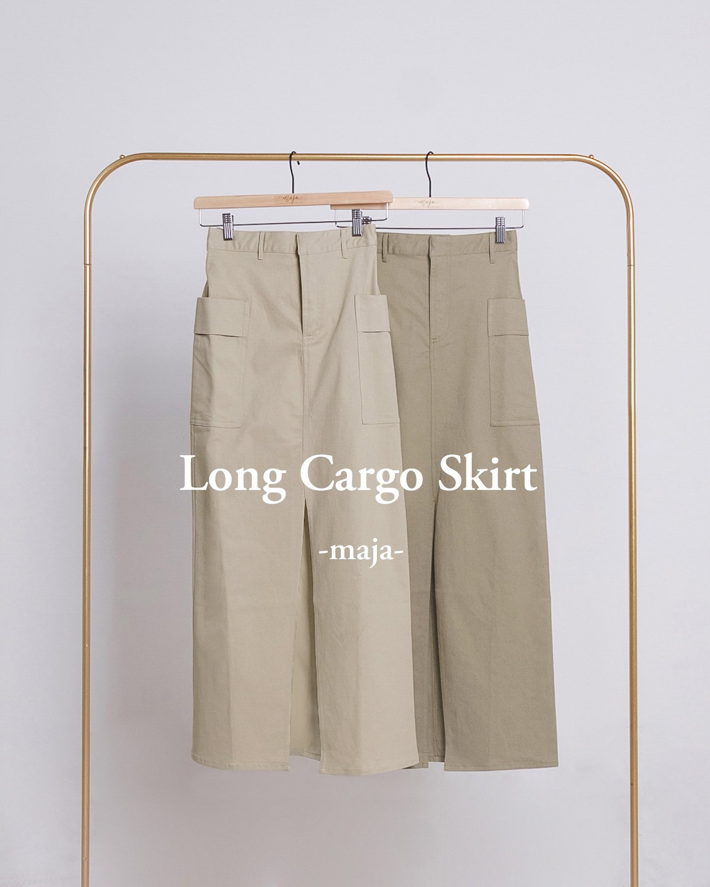 LONG CARGO SKIRT